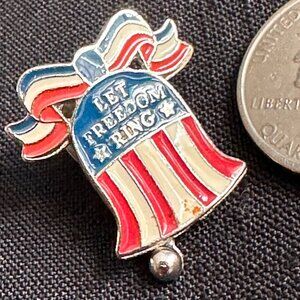 Vintage Disney Enameled Liberty Bell "Let Freedom Ring" Pin - 911 Commemorative